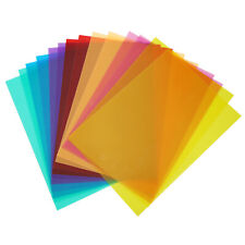 14x Correction Gel Light Filters Colored Overlays Transparency Color Stage Film