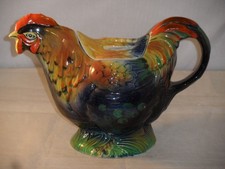 Vintage 30s Hand Painted Chicken Cockerel Rooster Teapot Grimwades Royal Winton