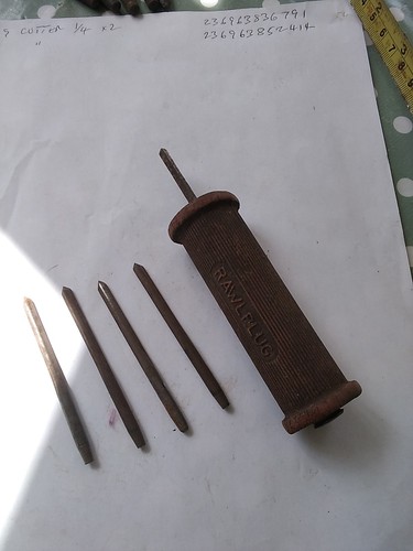 Vintage rawplug hole cutter - rawplug,