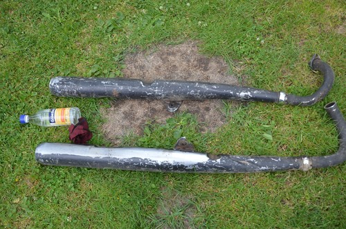 Yamaha rd350 exhaust - yamaha,