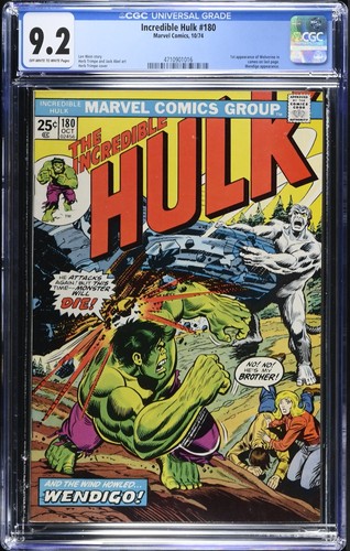 Incredible hulk 180 - hulk, cgc