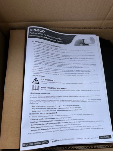Nuaire drimaster dri eco heat - drimaster, dri-eco-heat