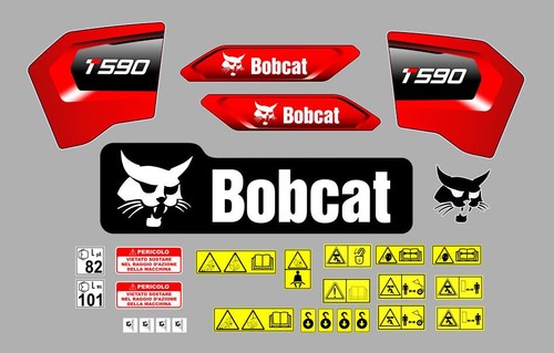 Bobcat t590 decals stickers - bobcat,
