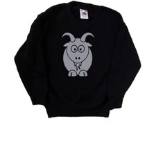 Cartoon Goat Kids Sweatshirt