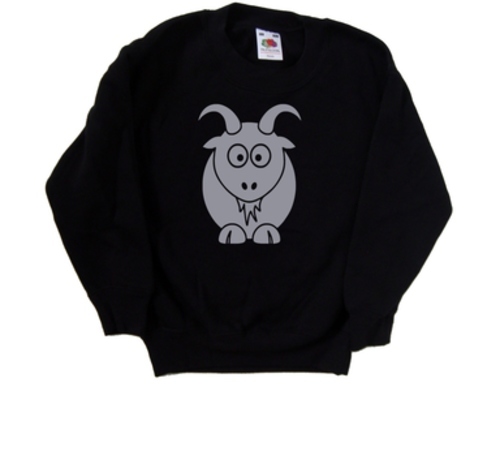 Cartoon goat kids - kids, sweatshirt