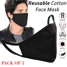 5X Cotton Face Mask Protective