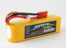 ZIPPY COMPACT 6200mAh 4S 14.8V 40C-50C LIPO BATTERY HXT 4MM RC ARRMA
