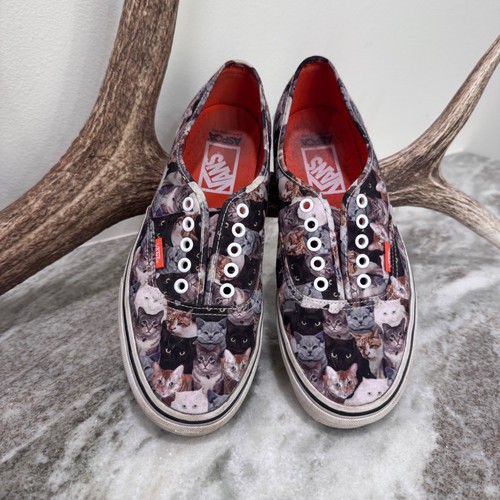 Vans authentic aspca cat print - vans,