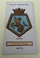 Wills Cigarette Card, Ships