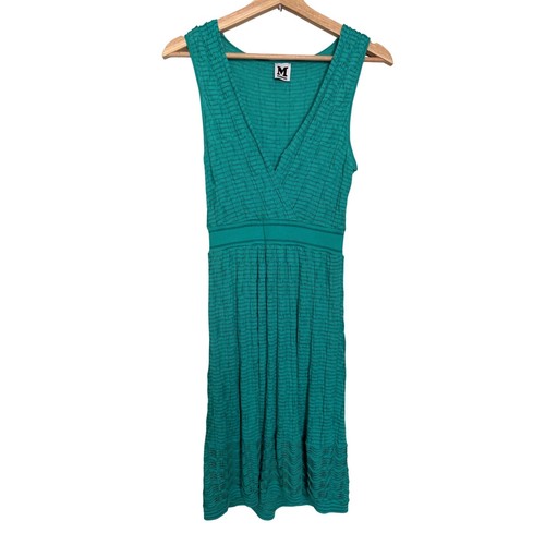 Missoni green textured knit - green,
