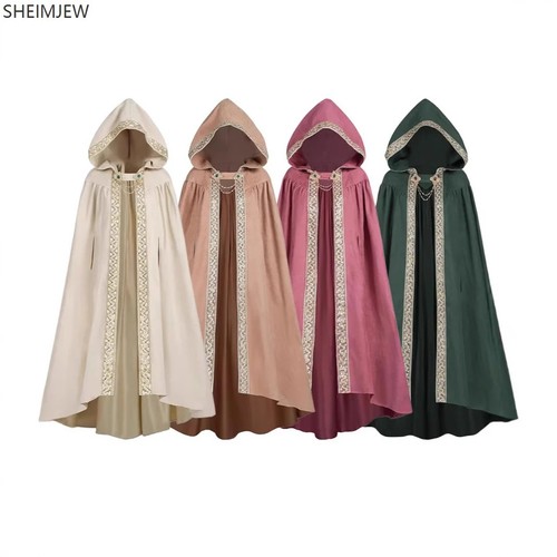 Retro halloween cloak hood - cloak,
