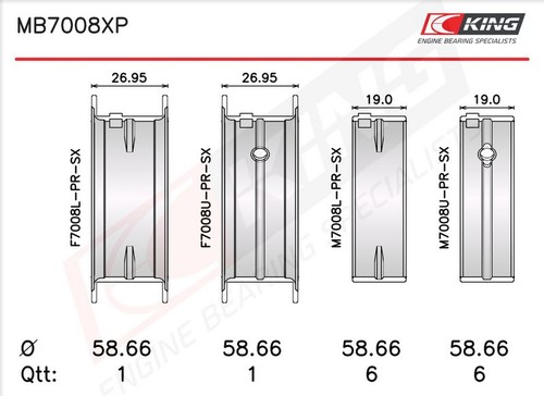 King mb7008xp stdx - king,