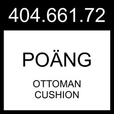 IKEA POÄNG Ottoman Cushion