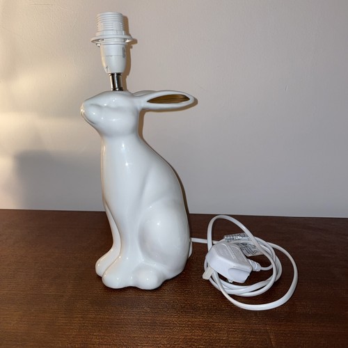 Ceramic rabbit bunny lamp - rabbit,