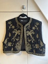 Zara Cropped Gilet Size L