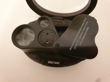 Jewelers Loupe Magnifier 30x22mm And 60x12mm