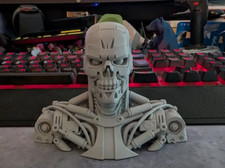 Terminator t800 bust statue - statue, t2
