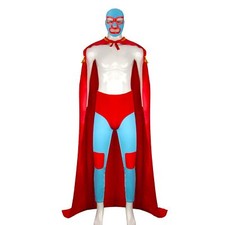 Cosplay Nacho Libre Mask Cloak