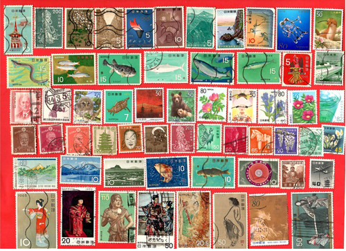 Japan beautiful stamps - stamps, &