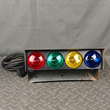 Citronic 4X40 Quadraflash RGBY Stage Lights 4 x Bulbs DJ Disco Show Lighting