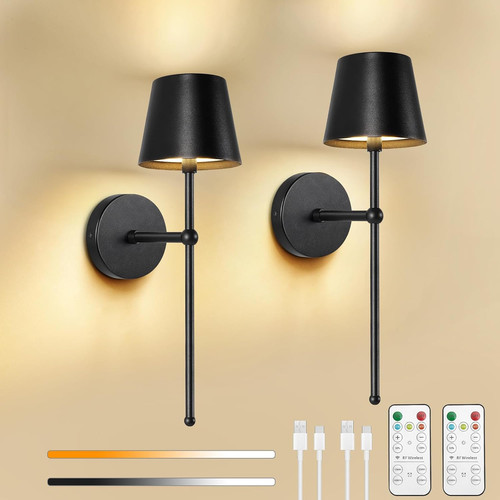 Rechargeable wall lights set - wall,