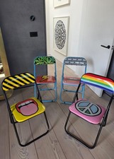 Seletti × Studio Job Blow Folding Chairs Set of 4 – Pop Art Italian Design