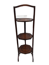 ANTIQUE FOLDING 3 SHELF WOODEN