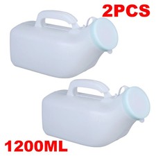 2PCS Male Urinal Bottle & Lid