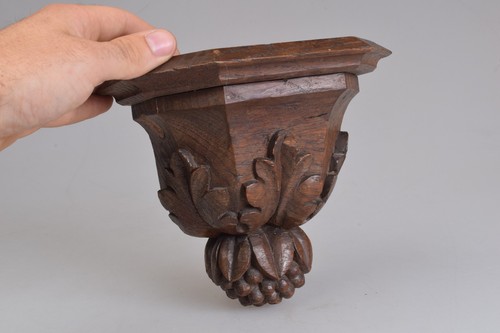 Antique oak hand carved - oak,