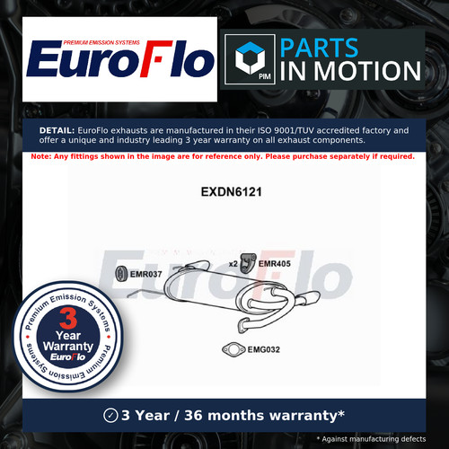 Exhaust back rear box fits - back, /