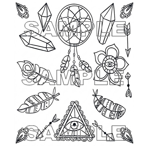Tattoo stencil sheet - a4,
