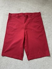 Paul And Shark Men’s Chino Shorts - Size 50 - Red - Immaculate Condition