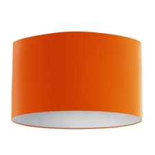 Handmade Vibrant Orange Handmade Lampshade - Modern Lighting