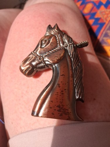 Vintage horse head pocket - vintage,