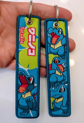 Pokémon embroidered keyring - pokémon,