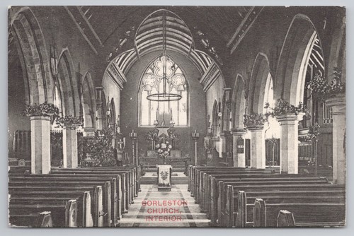 Gorleston church interior - church,