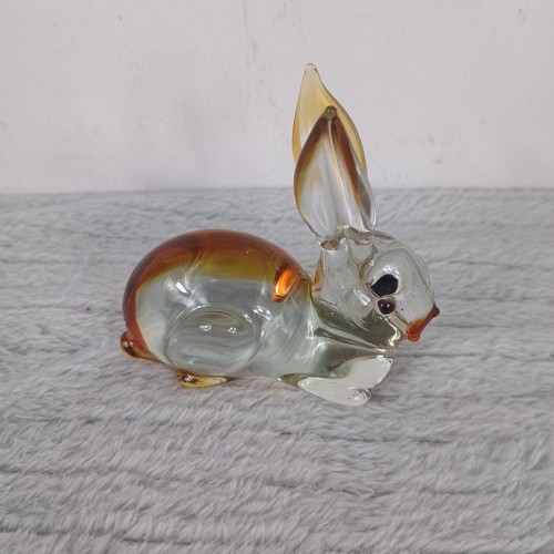 Vintage hand blown two - , tone