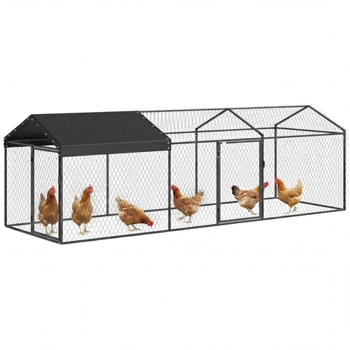Large metal chicken coop - metal,