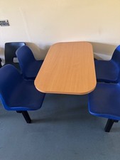 chair and table for café or