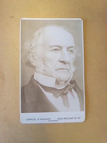 William gladstone studio cdv - gladstone,