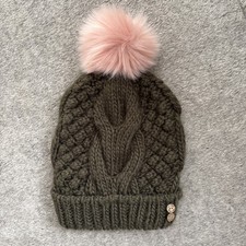 Fat Face Ladies racing green  Bobble Hat Bob Cap ex display  