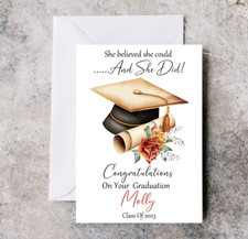 Personalised Graduation Card