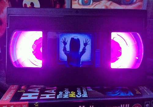 Poltergeist retro vhs led - retro,