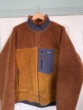 Patagonia Classic Retro-X Fleece Jacket Shelter Brown Large excellent
