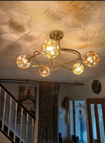 Dunelm globe ceiling - dunelm, light