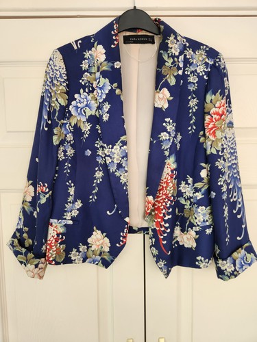 Zara blue japanese floral - zara,