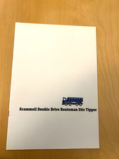 SCAMMELL  LORRY / TRUCK BROCHURE  -   ROUTEMAN DOUBLE DRIVE SITE TIPPER