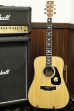 Vintage Acoustic Guitar 1980's Morris WS-40E Built in PUmodel Made in Japan w/HC