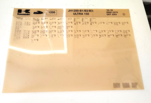 Kawasaki microfiche 99961 0570 - kawasaki, 99961-0570