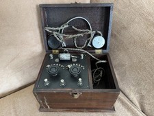 Boxed - Crystal Radio Set with Accompanying “BBC” Headphones!
